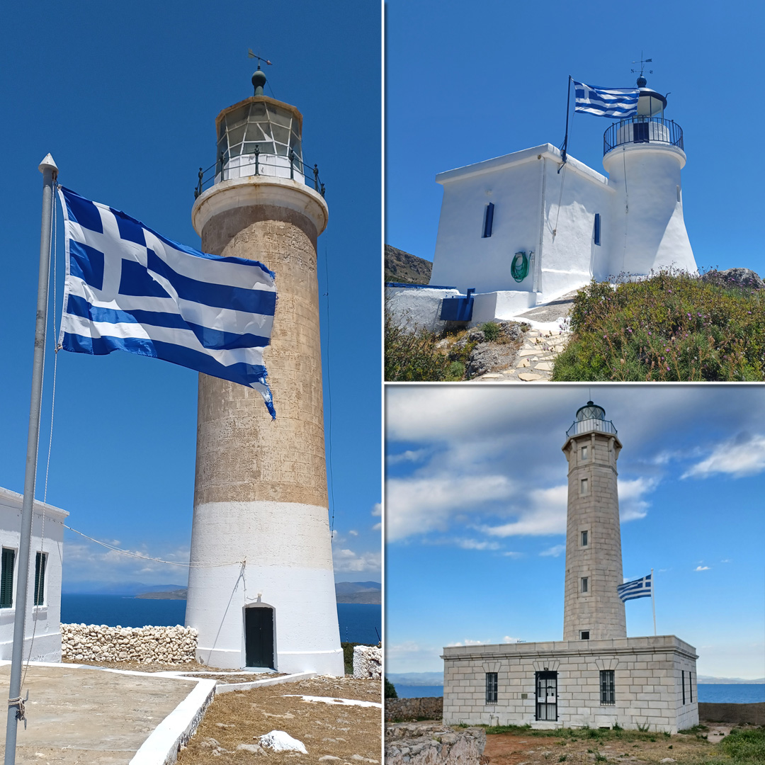 Kythira, Leuchttürme